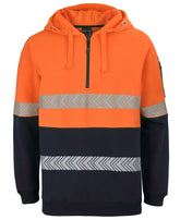 JB's HV (D+N) 1/2 ZIP SEGMENTED TAPE HOODIE -  6HZSH